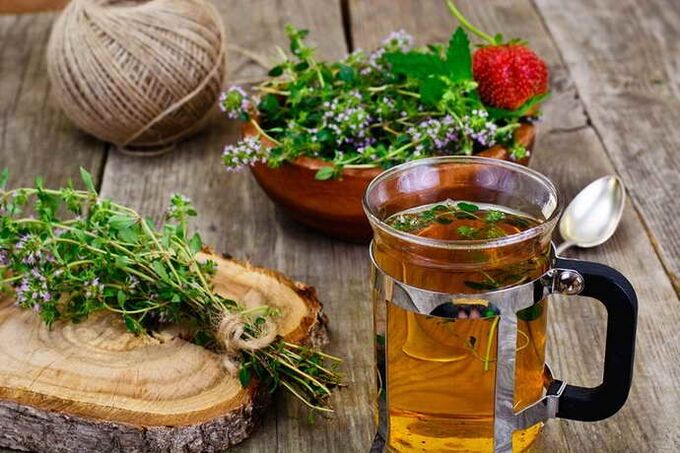 herbal tea for cervical osteochondrosis